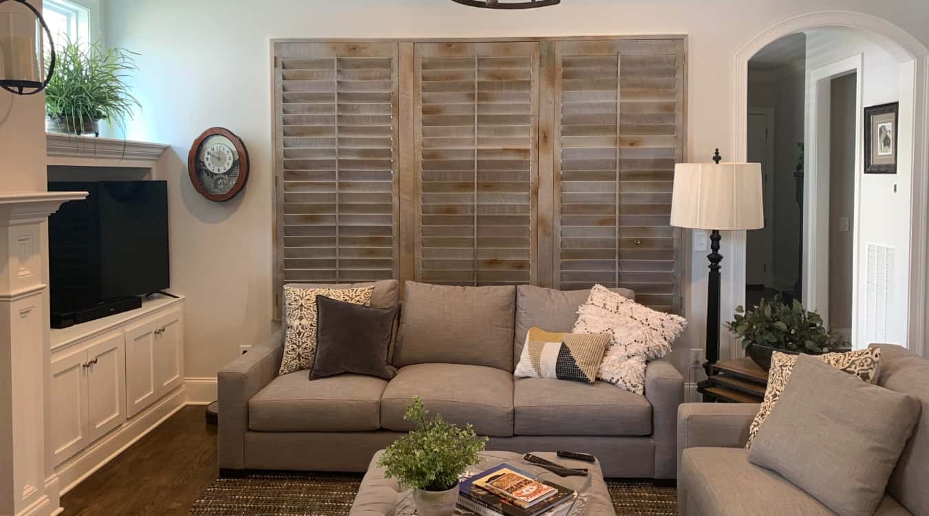 Reclaimed wood shutters in Philadelphia