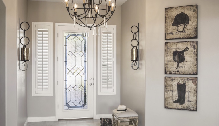 Front Door Sidelight Shutters Sunburst Shutters Philadelphia
